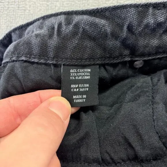 Rails Flare Jeans Women's 30 Black Denim The Sunset High Rise Slim Stretch - Picture 4 of 9